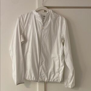 Classic White Hooded Jacket